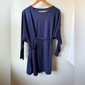 MAISON MARTIN MARGIELA MM6 Belted Mini Dress Contemporary Avant Garde Dolman XS